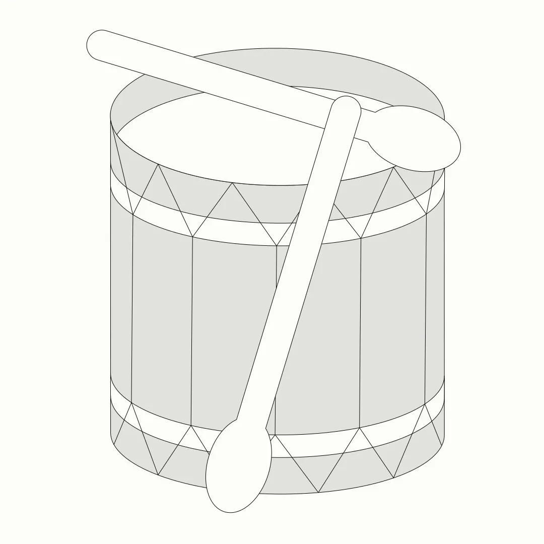 Illustration of a drum